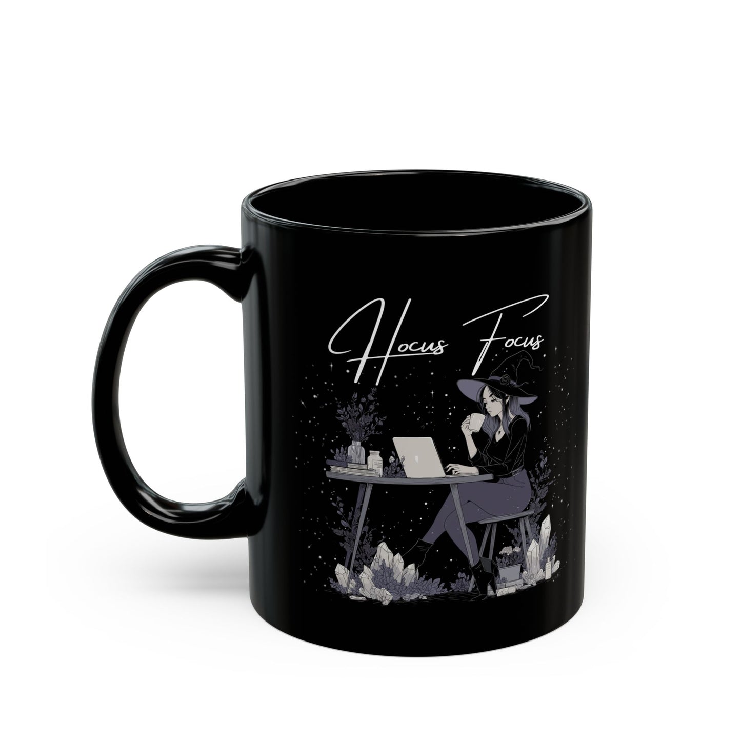 Funny witch gift mug for students, coworkers, and introverts