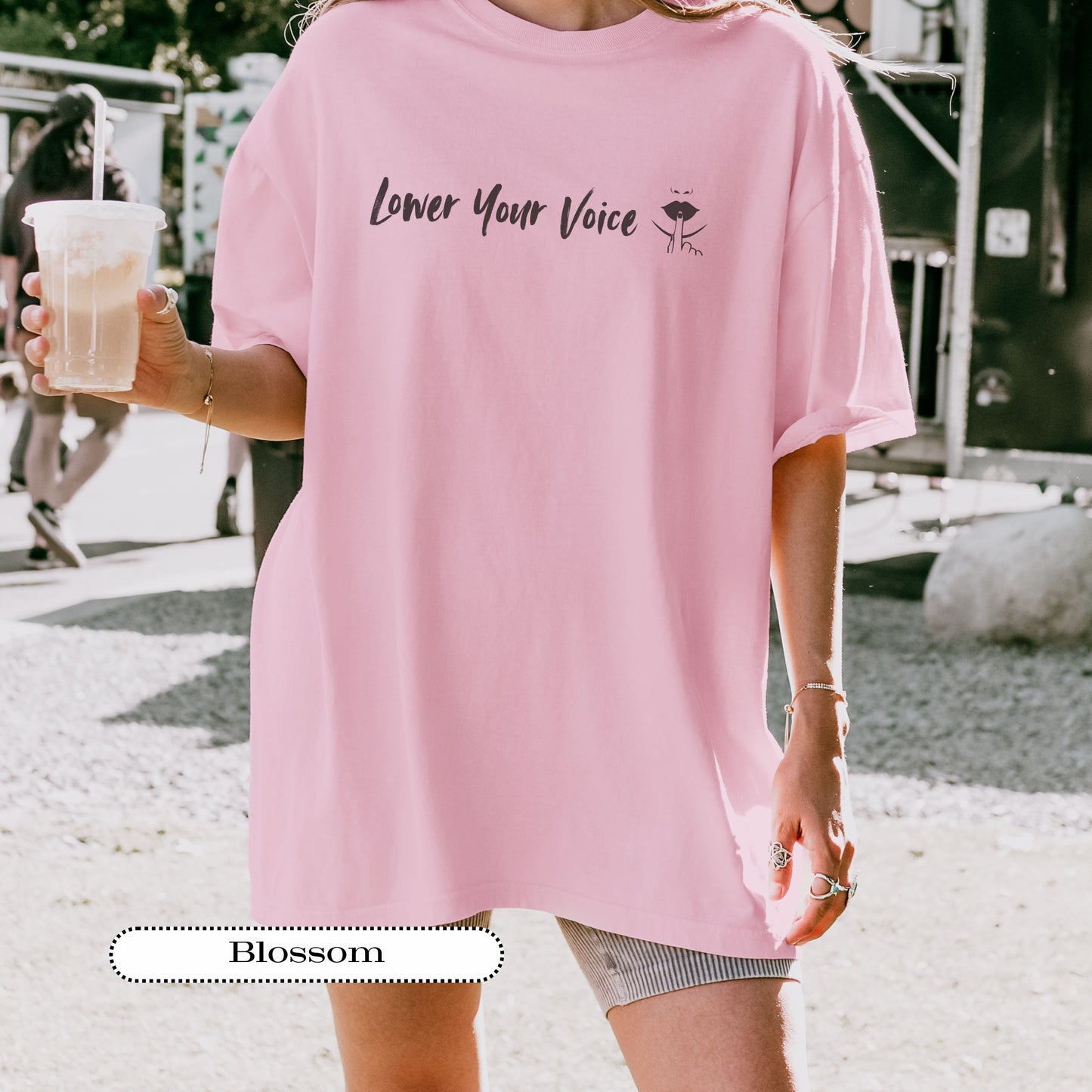 Lower Your Voice Tee – Funny Sarcastic Shirt, Comfort Colors® Graphic Tee, Sassy Everyday Outfit