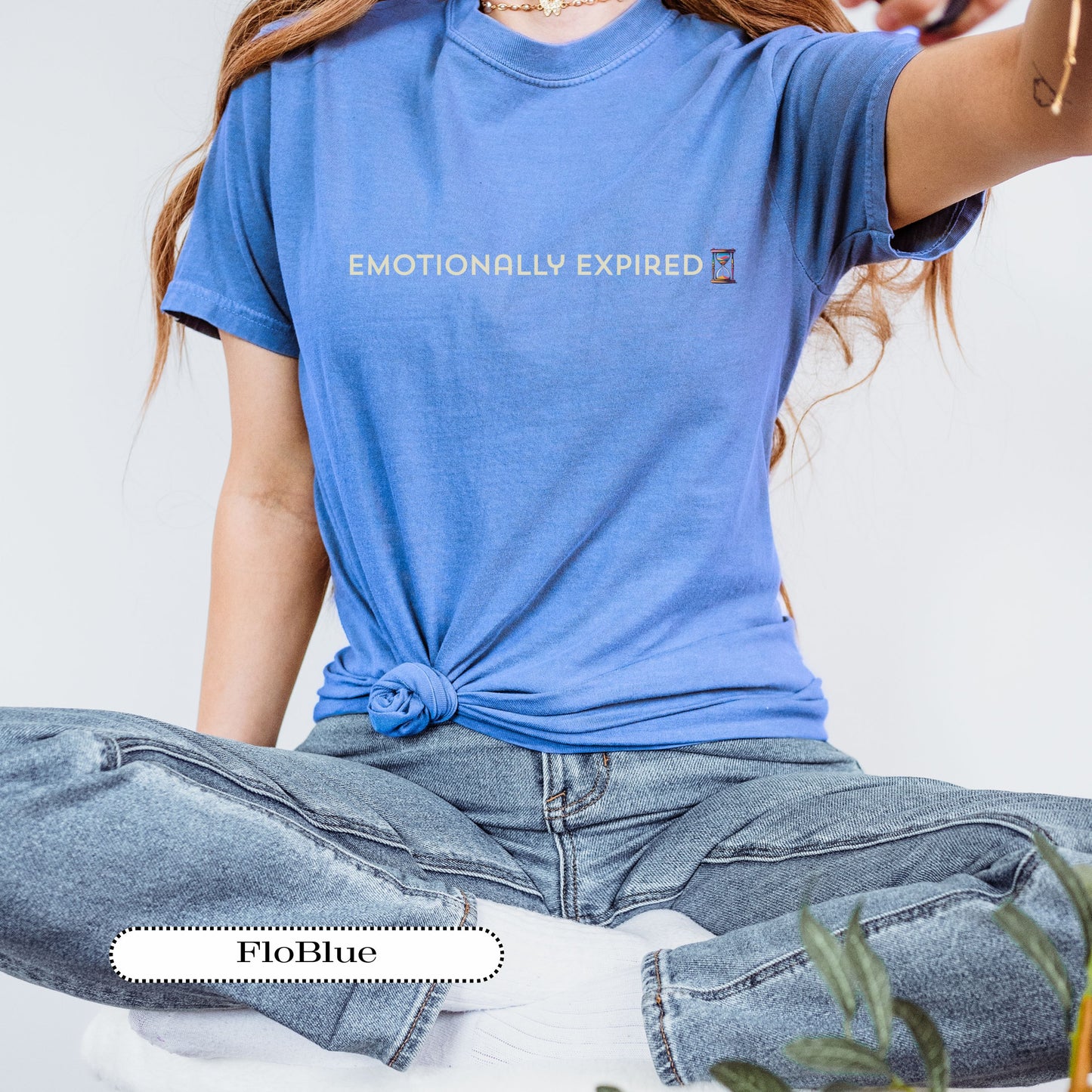 Emotionally Expired Tee – Funny Mental Health Shirt, Comfort Colors® Graphic Tee, Burnout Humor Gift
