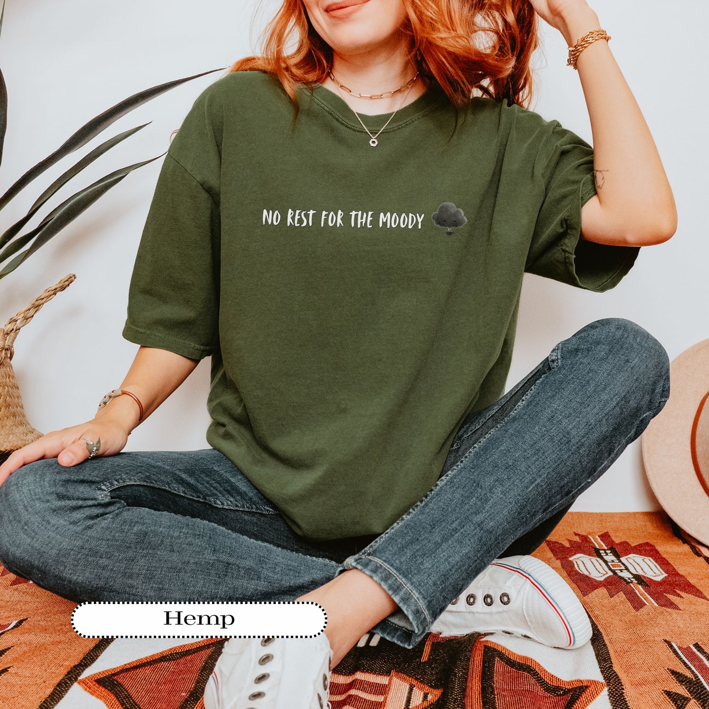 No Rest for the Moody Shirt – Funny Comfort Colors® Tee – Sarcastic Graphic Top for Grumpy, Sassy Souls