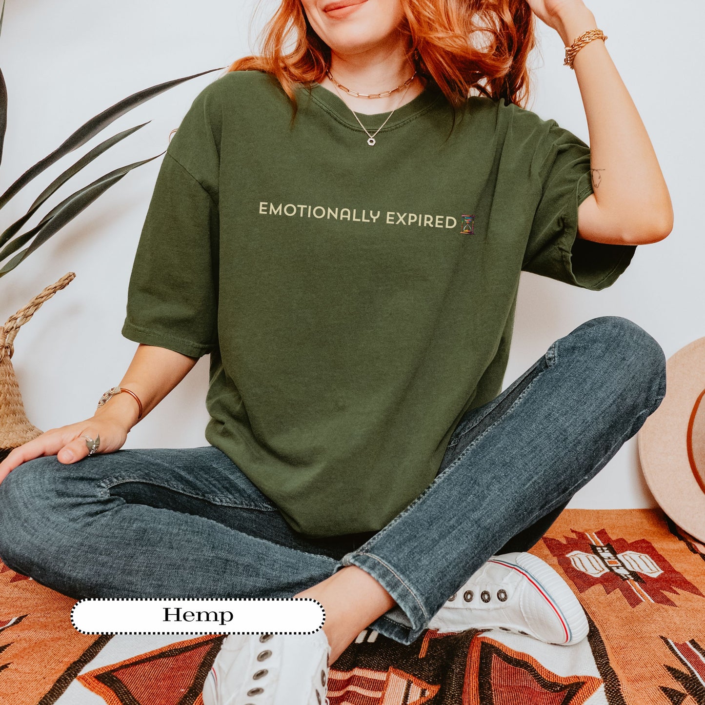 Emotionally Expired Tee – Funny Mental Health Shirt, Comfort Colors® Graphic Tee, Burnout Humor Gift