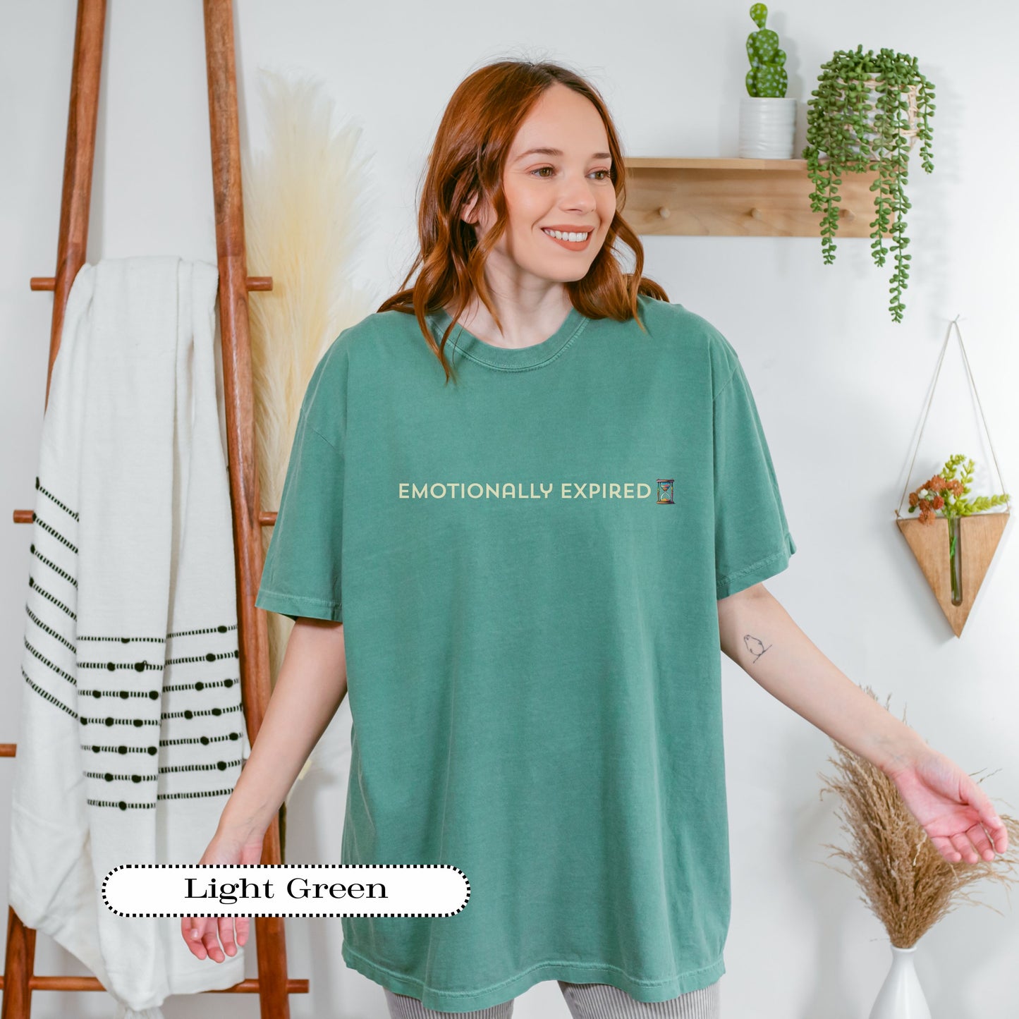 Emotionally Expired Tee – Funny Mental Health Shirt, Comfort Colors® Graphic Tee, Burnout Humor Gift