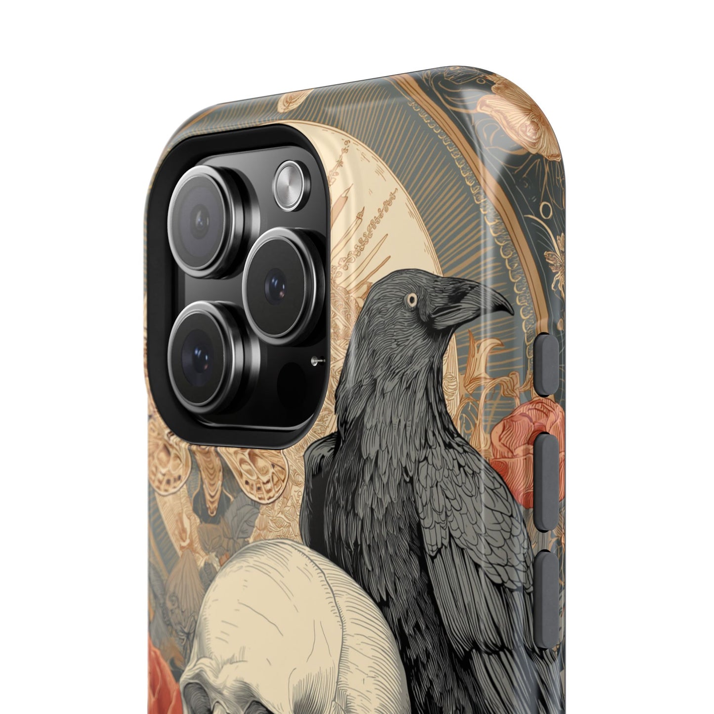Gothic gift phone case with occult symbols and dark feminine vibe
